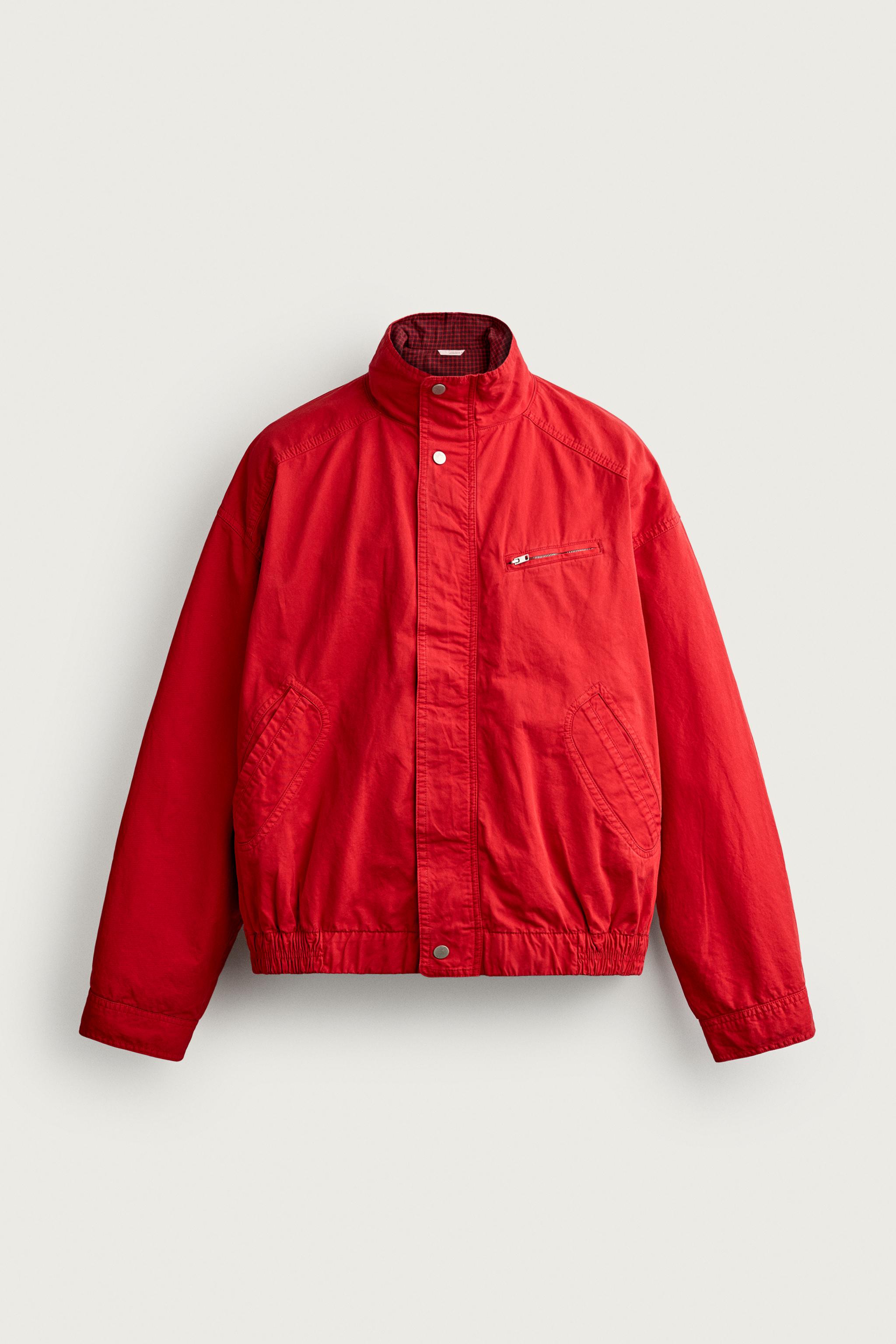 CONTRAST RELAXED FIT JACKET